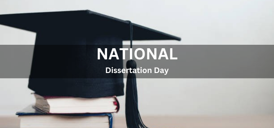 National Dissertation Day [राष्ट्रीय शोध प्रबंध दिवस]